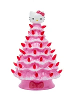 Sanrio Hello Kitty Light-Up Pink Ceramic Christmas Tree