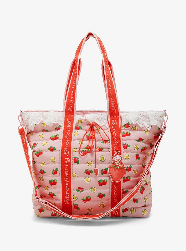 Strawberry Shortcake Berry Scalloped Allover Print Tote