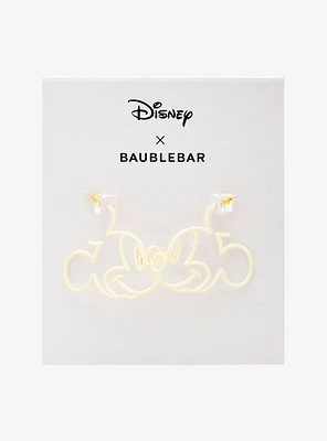 Baublebar Disney Mickey Mouse Outline Glow-in-the-Dark Earrings