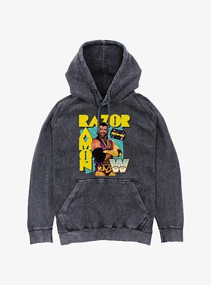 WWE Razor Ramon Hype Mineral Wash Hoodie