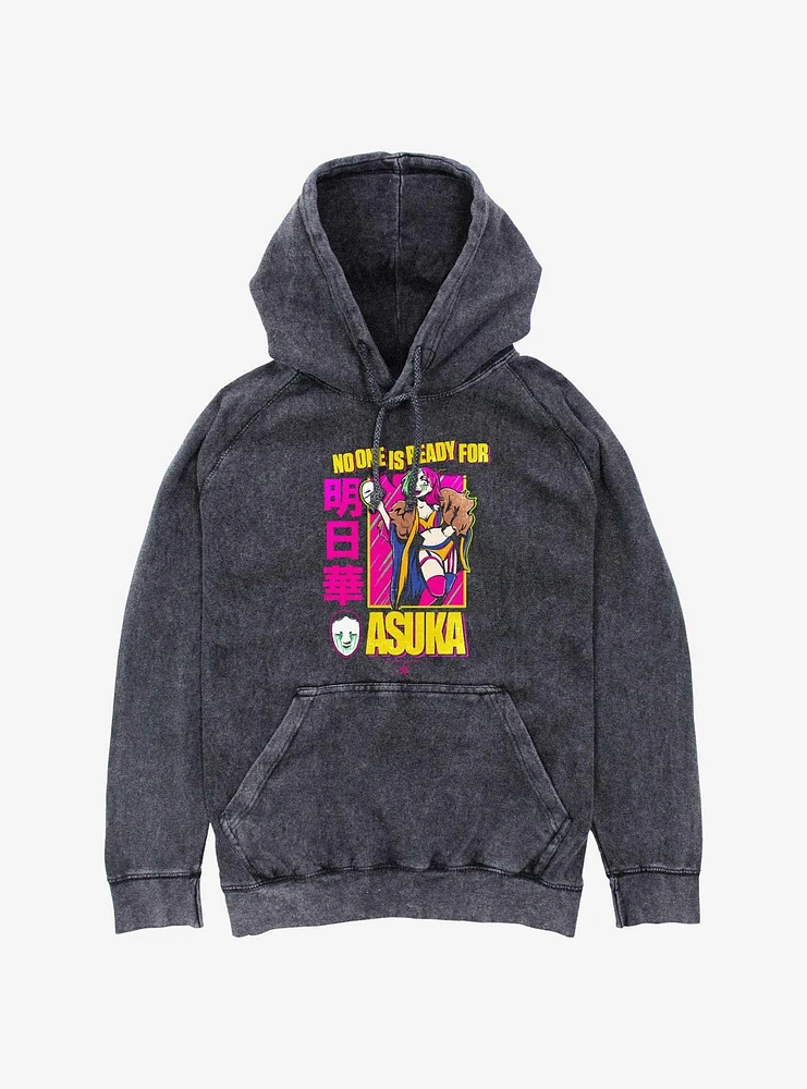 WWE No One Is Ready For Asuka Mineral Wash Hoodie