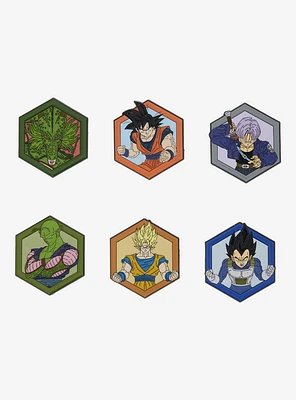 Dragon Ball Z Hexagon Glow-in-the-Dark Blind Box Enamel Pin