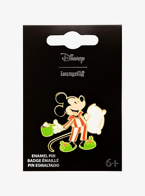 Loungefly Disney Mickey Mouse Holiday Pajamas Enamel Pin - BoxLunch Exclusive