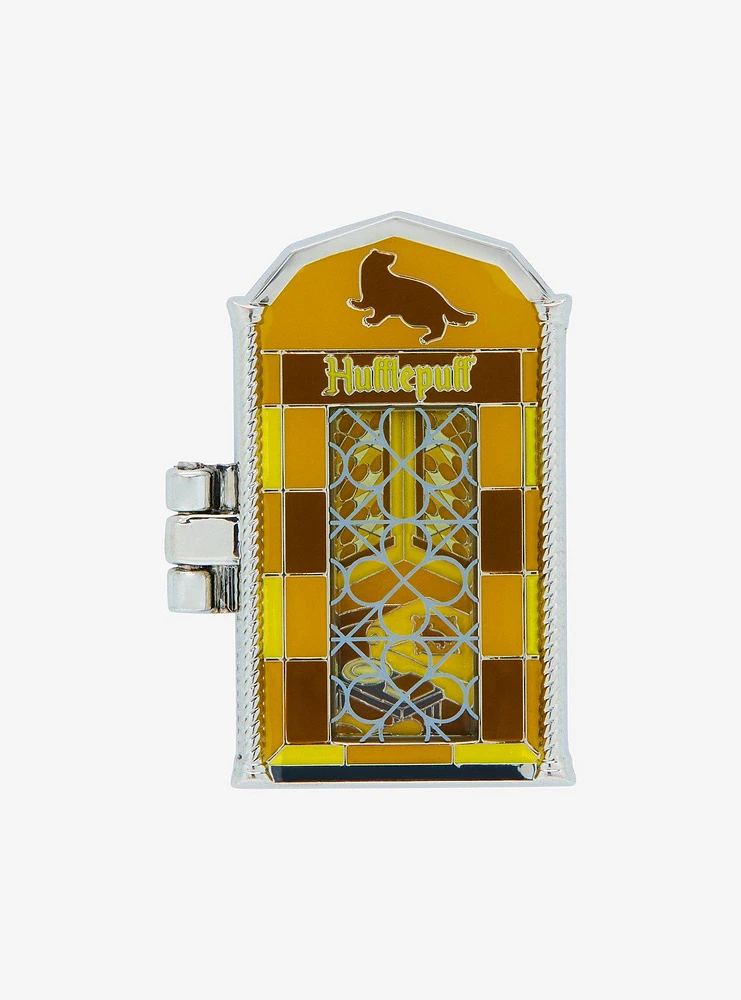 Loungefly Harry Potter Hufflepuff Window Hinge Enamel Pin — BoxLunch Exclusive