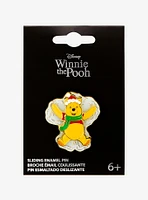 Loungefly Disney Winnie the Pooh Snow Angel Pooh Bear Sliding Enamel Pin - BoxLunch Exclusive