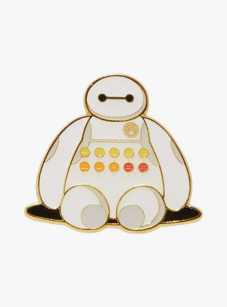 Disney Big Hero 6 Baymax Pain Scale Glow-in-the-Dark Enamel Pin