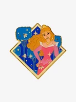 Loungefly Disney Sleeping Beauty Aurora Frame Glow-in-the-Dark Enamel Pin