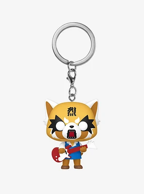 Funko Pocket Pop! Sanrio Aggretsuko with Guitar Vinyl Keychain