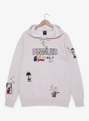 Peanuts Charlie Brown & Gang Embroidered Hoodie - BoxLunch Exclusive