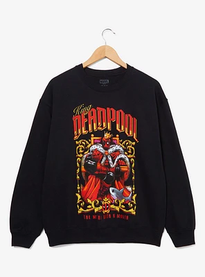 Marvel Deadpool King Graphic Crewneck — BoxLunch Exclusive