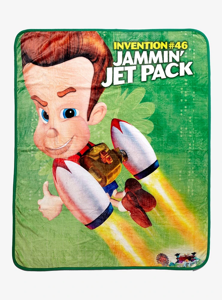 The Adventures of Jimy Neutron: Boy Genius Jet Pack Fleece Throw - BoxLunch Exclusive