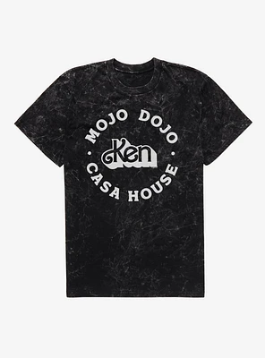 Barbie The Movie Ken's Mojo Dojo Casa House Mineral Wash T-Shirt