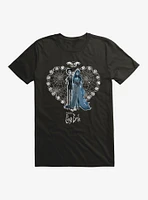 Corpse Bride Spiderweb Heart Portrait T-Shirt