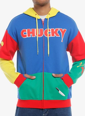 Chucky Color-Block Twofer Hoodie