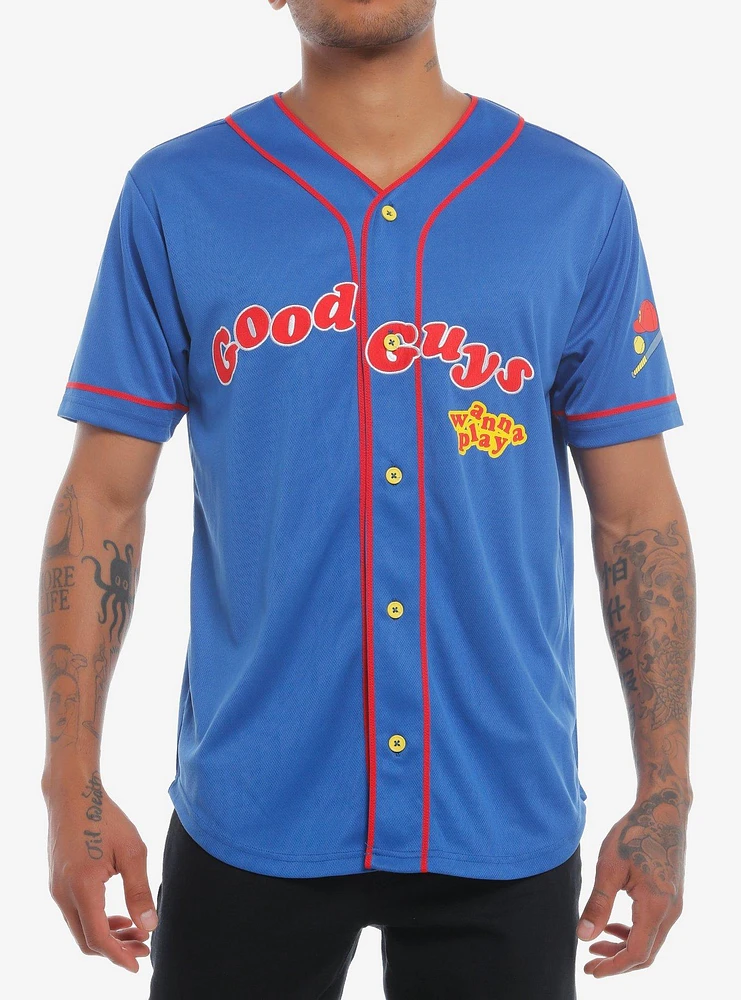 Child's Play Chucky Good Guys Baseball Jersey