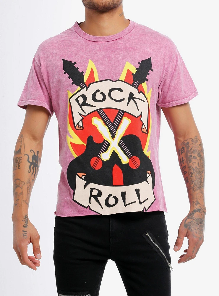 Marvel X-Men '97 Gambit Rock & Roll Crop T-Shirt