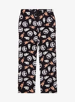 Disney The Nightmare Before Christmas Lock, Shock, & Barrel Allover Print Plush Women's Plus Sleep Pants - BoxLunch Exclusive