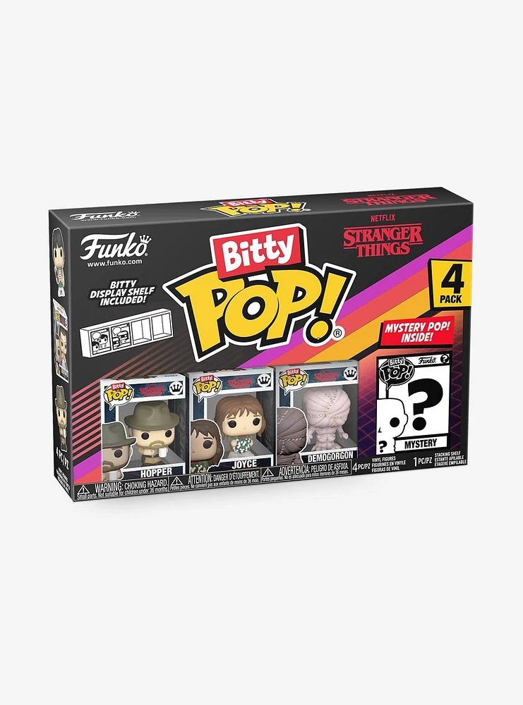 Funko Stranger Things Bitty Pop! Hopper Vinyl Figure Set