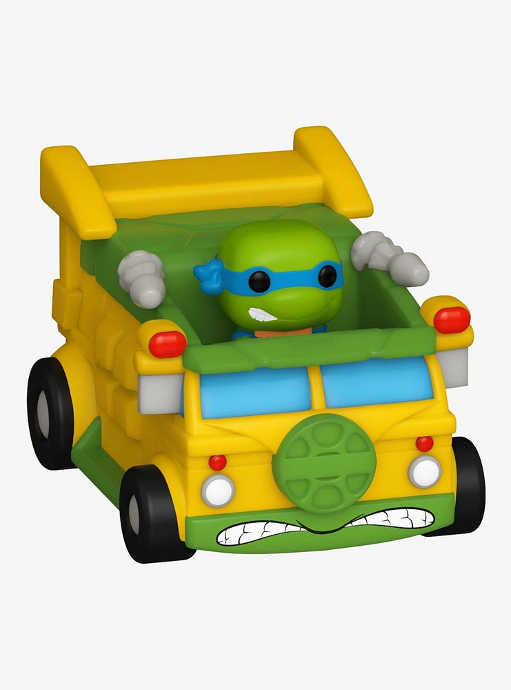 Funko Teenage Mutant Ninja Turtles Bitty Pop! Rides Leonardo And Turtle Van Vinyl Figure