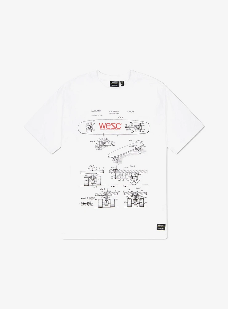 WeSC Mason Skateboard Diagram Short Sleeve Tee