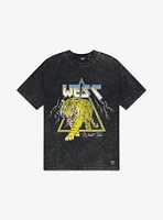 WeSC Mason Vintage Tiger Short Sleeve Enzyme Washed Tee