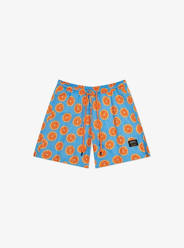 WeSC Zack Swim Trunk Orange Slice AOP