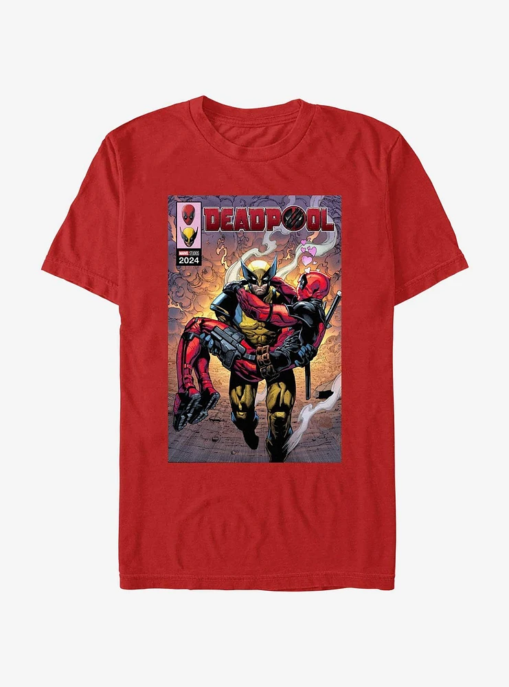 Marvel Deadpool & Wolverine Rescue Mission Poster T-Shirt