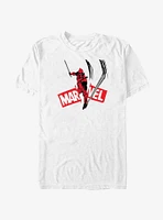 Marvel Deadpool & Wolverine Logo Slash T-Shirt