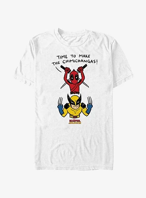 Marvel Deadpool & Wolverine Round House Cooks T-Shirt