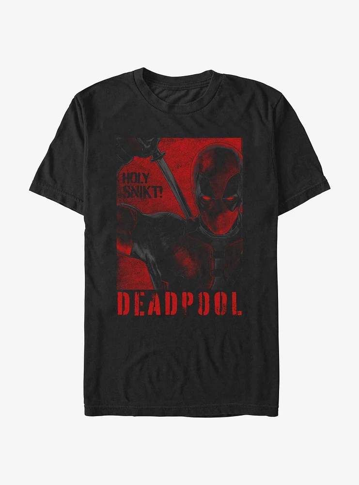 Marvel Deadpool & Wolverine Holy Snikt Poster T-Shirt Hot Topic Web Exclusive