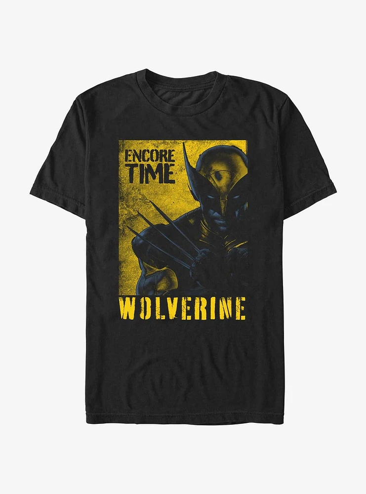 Marvel Deadpool & Wolverine Encore Time Poster T-Shirt