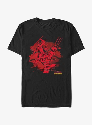 Marvel Deadpool & Wolverine Give The People What They Came For T-Shirt