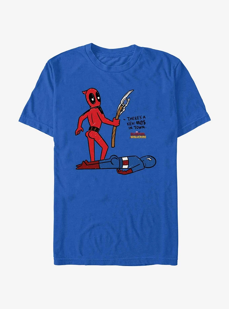 Marvel Deadpool & Wolverine New Town T-Shirt