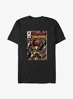 Marvel Deadpool & Wolverine Comic Cover Explosion T-Shirt