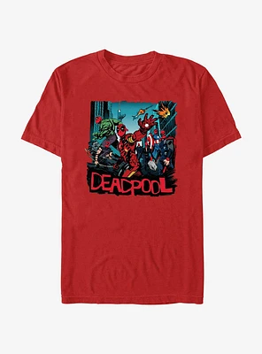 Marvel Deadpool & Wolverine Avengers T-Shirt