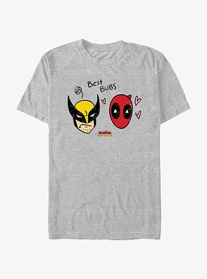 Marvel Deadpool & Wolverine Best Bubs T-Shirt