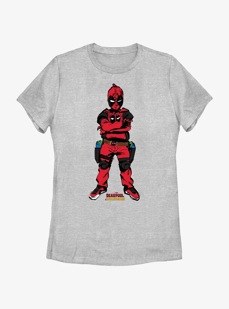 Marvel Deadpool & Wolverine I Am Kidpool Womens T-Shirt