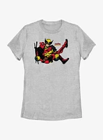 Marvel Deadpool & Wolverine Damsel Womens T-Shirt