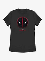 Marvel Deadpool & Wolverine Evil Eye Emblem Womens T-Shirt