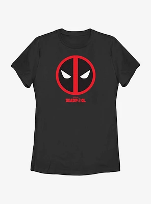 Marvel Deadpool & Wolverine Evil Eye Logo Womens T-Shirt