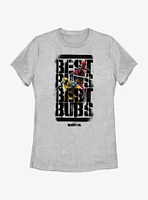 Marvel Deadpool & Wolverine Best Bubs Heroes Womens T-Shirt