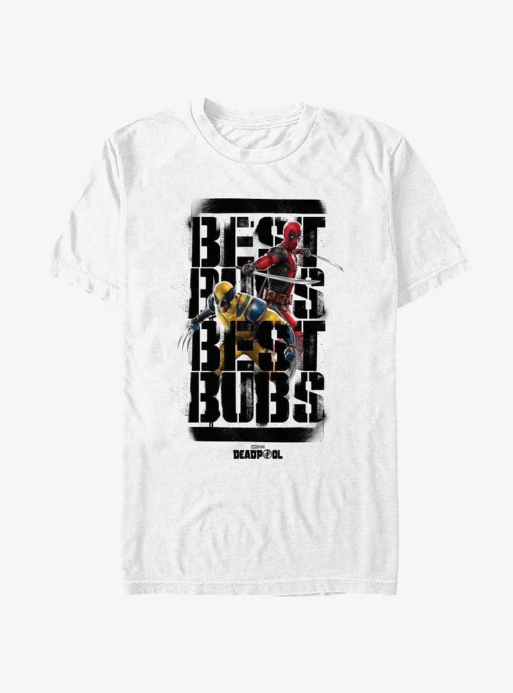 Marvel Deadpool & Wolverine Best Bubs Heroes T-Shirt