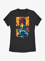 Marvel Deadpool & Wolverine Rising Womens T-Shirt