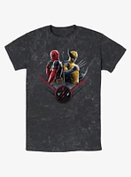 Marvel Deadpool & Wolverine X Force Pair Mineral Wash T-Shirt