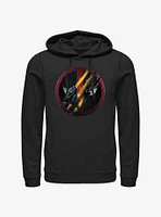 Marvel Deadpool & Wolverine Clawing Through Hoodie