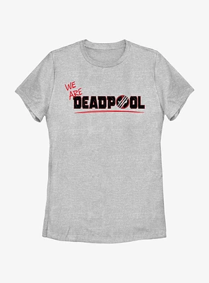 Marvel Deadpool & Wolverine We Are Logo Womens T-Shirt