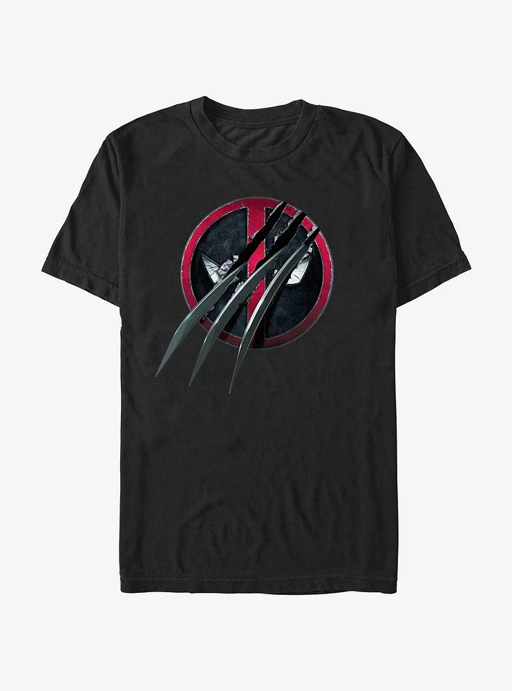 Marvel Deadpool & Wolverine Clawed Pool T-Shirt