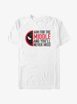 Marvel Deadpool & Wolverine Aim For The Middle T-Shirt
