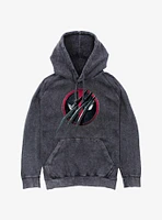 Marvel Deadpool & Wolverine Clawed Pool Mineral Wash Hoodie