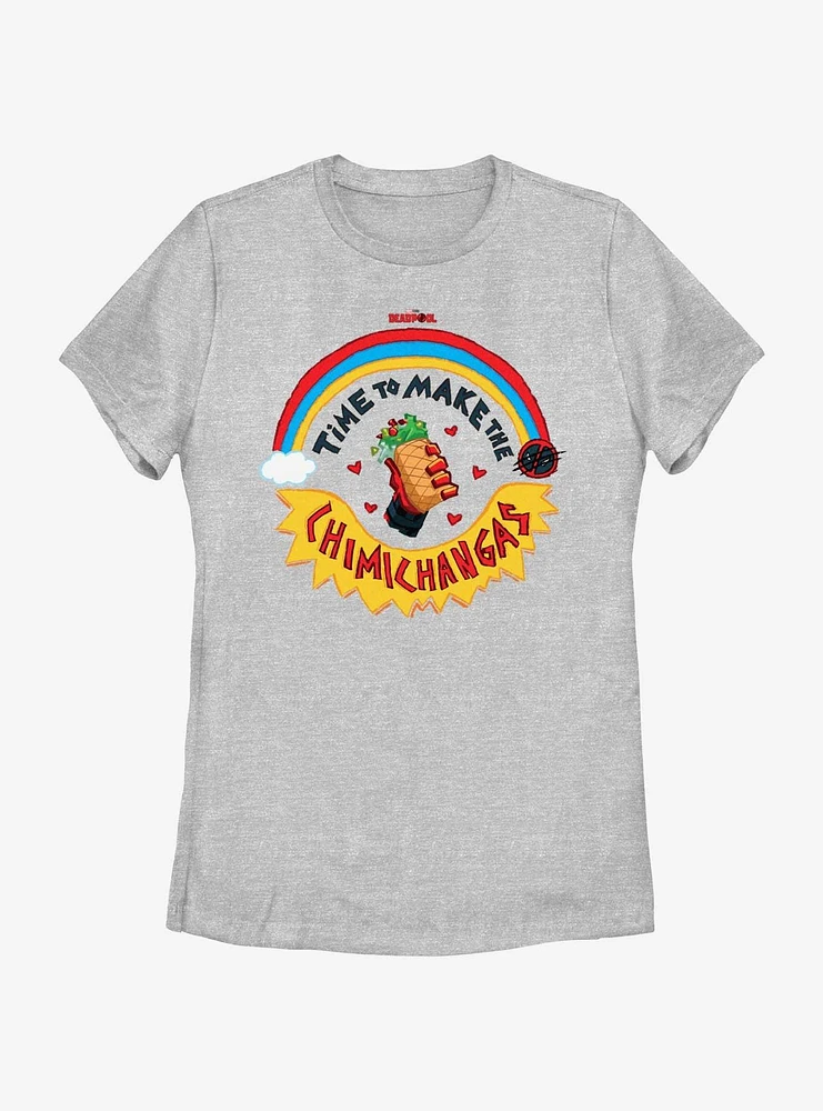 Marvel Deadpool & Wolverine Make The Chimichangas Womens T-Shirt